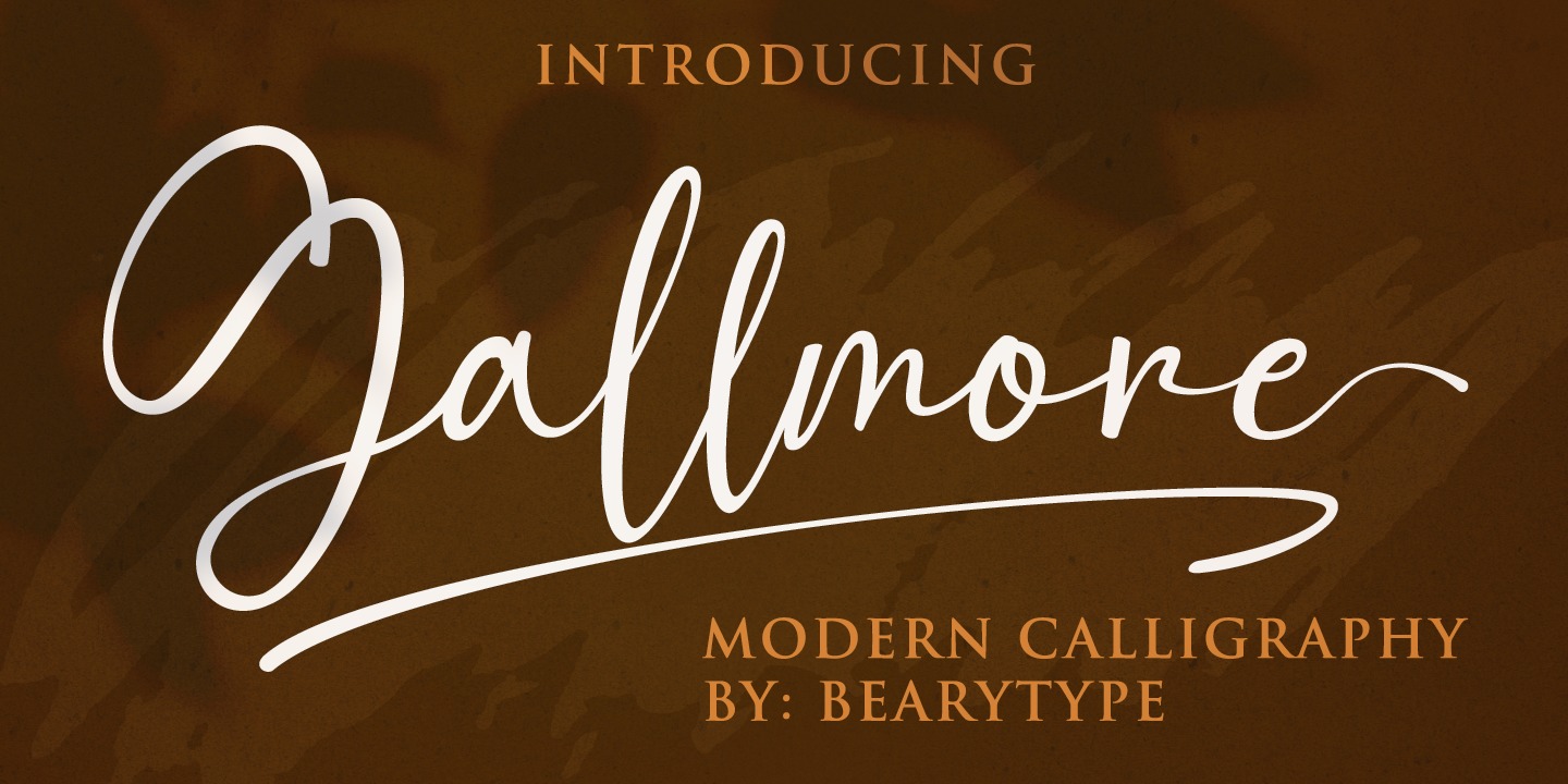 Example font Gallmore #1